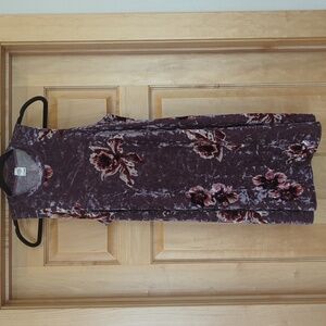 Velvet feel tank dress/tunic